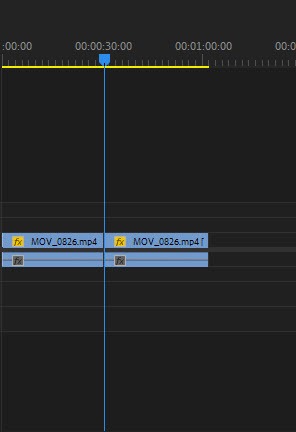 Premiere Pro - Split or Cut Clips