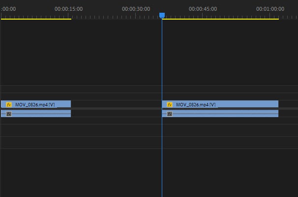 Premiere Pro - Split or Cut Clips