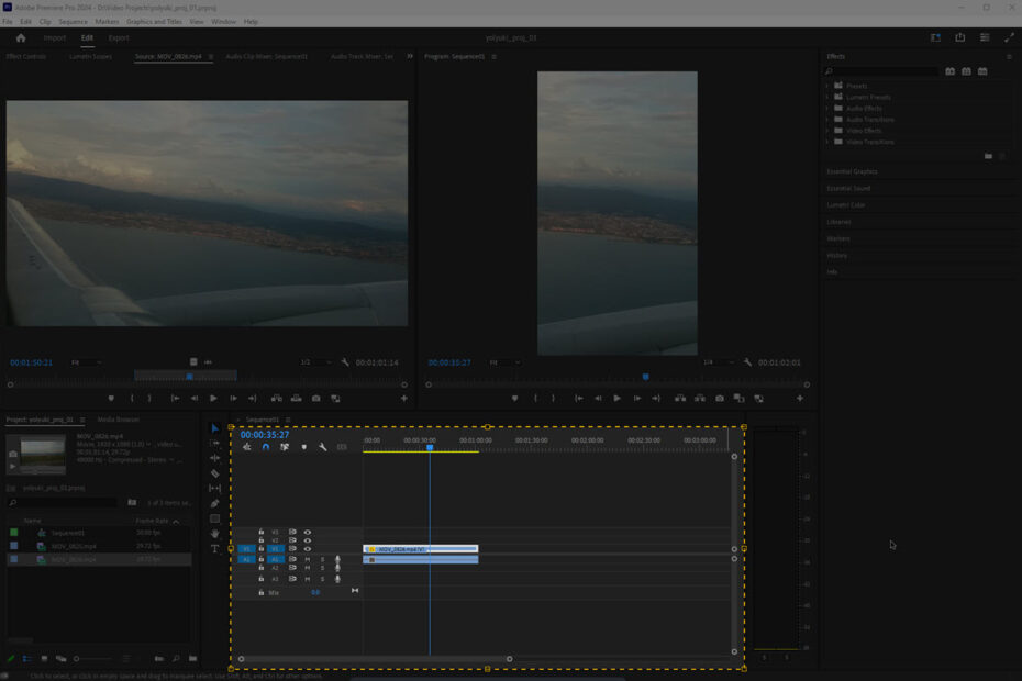 Adobe Premiere Pro 2004 Timeline